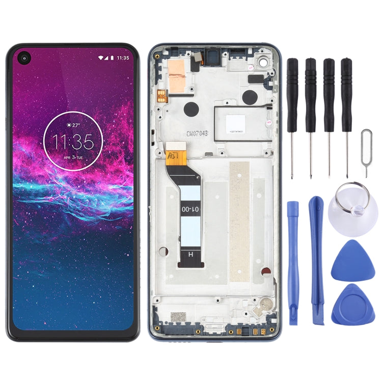 LCD Screen and Digitizer Full Assembly with Frame for Motorola One Action XT2013-1 XT2013-2 XT2013-4, For Motorola One Action LCD Screen and Digitizer Full Assembly with Frame for Motorola One Action XT2013-1 XT2013-2 XT2013-4, For Motorola One Action
